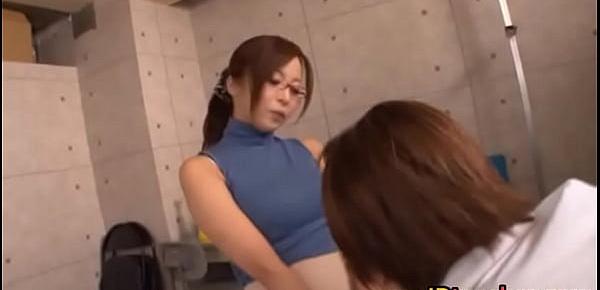  Kaori Hot Asian teacher enjoys sex